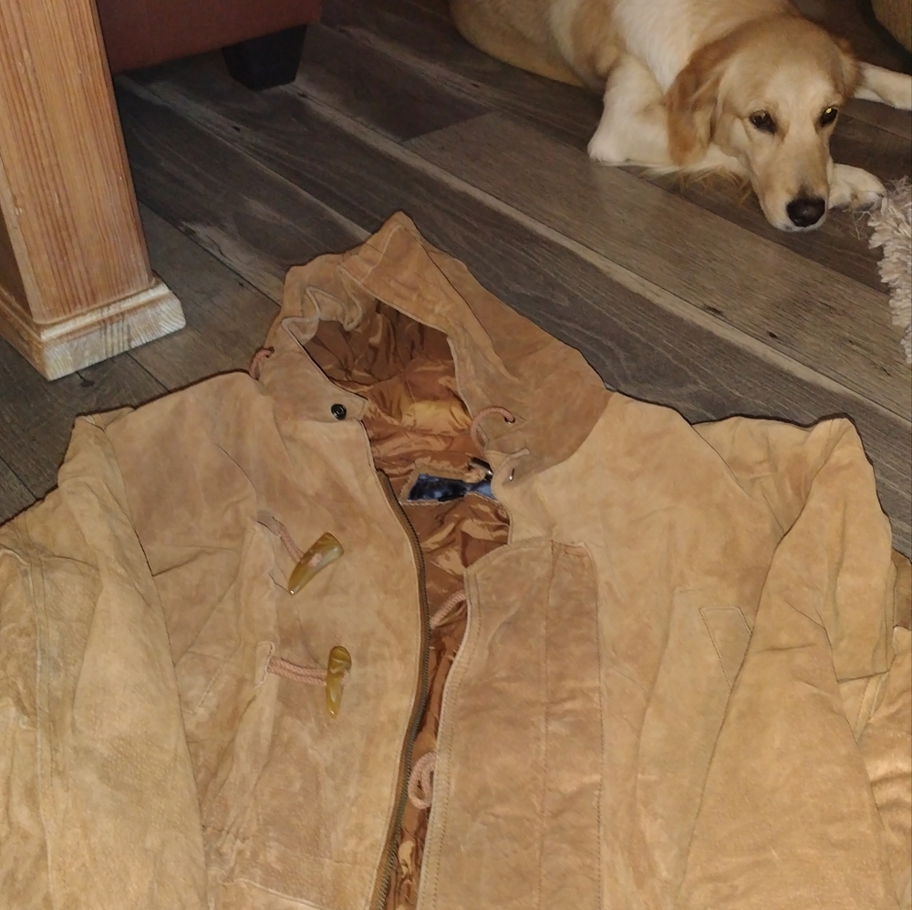 Suede parka - Golden retriever not included!
